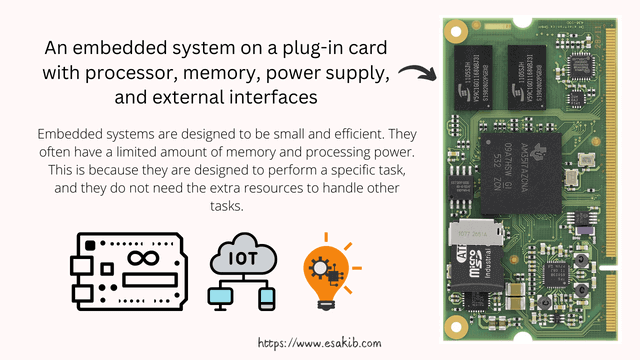 embedded system example info graphics